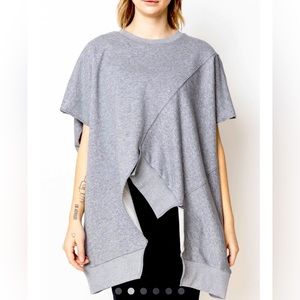 Kate Hewko Oversized Asymmetrical Sweatshirt